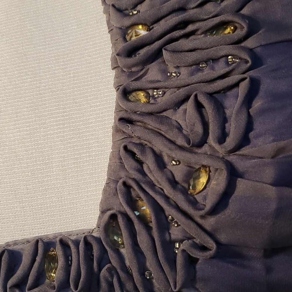 Hush Silk And Beaded Babydoll Dress Sz Md — image 2 of 6